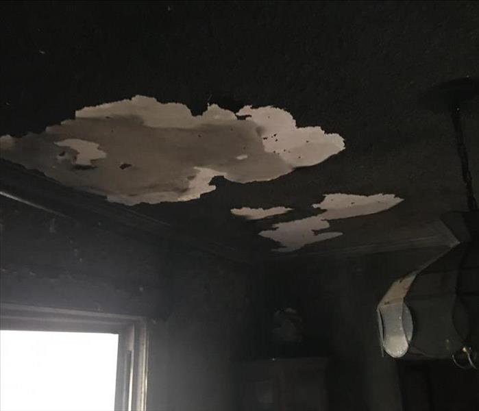 Burnt Kitchen Ceiling